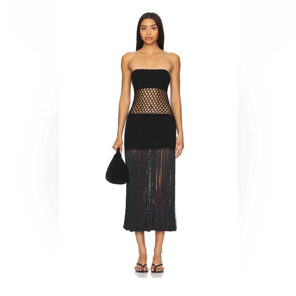 My Beachy SideStrapless Mesh Dress